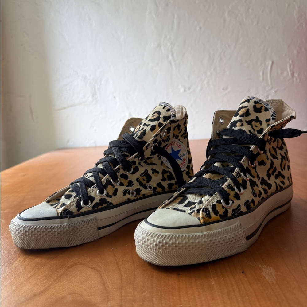 Converse All-Star Leopard Print High-Top GLOW IN THE DARK Sneakers